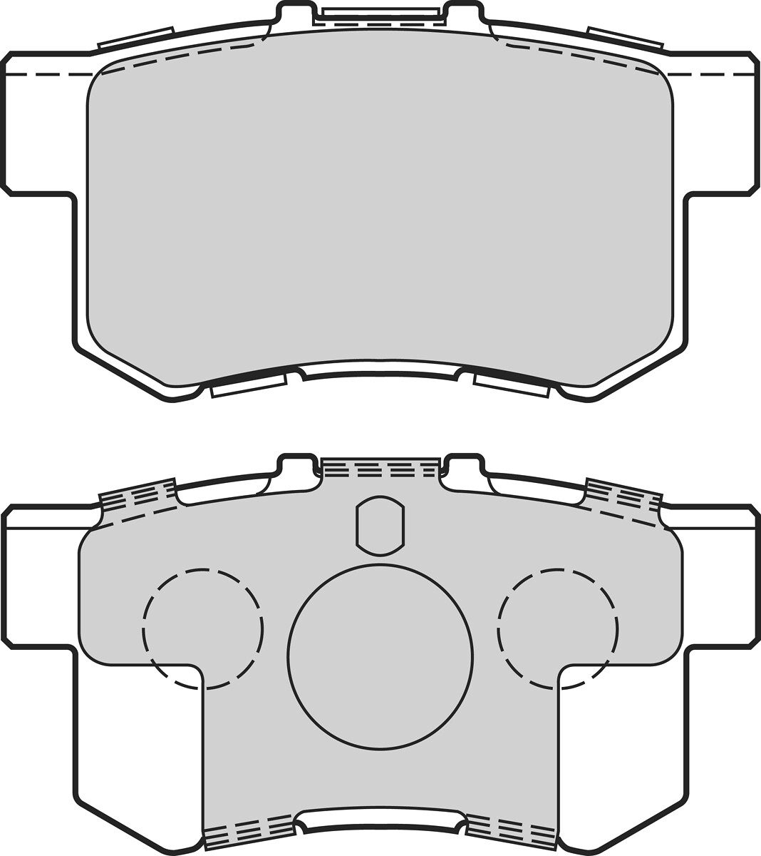 Jogo de 4 pastilhas de travão VALEO ref. 302696